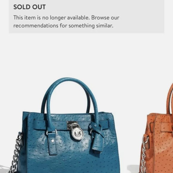 🥳HP🥳Michael Kors Brown Gold Hamilton Leather Tote Bag - Picture 11 of 14